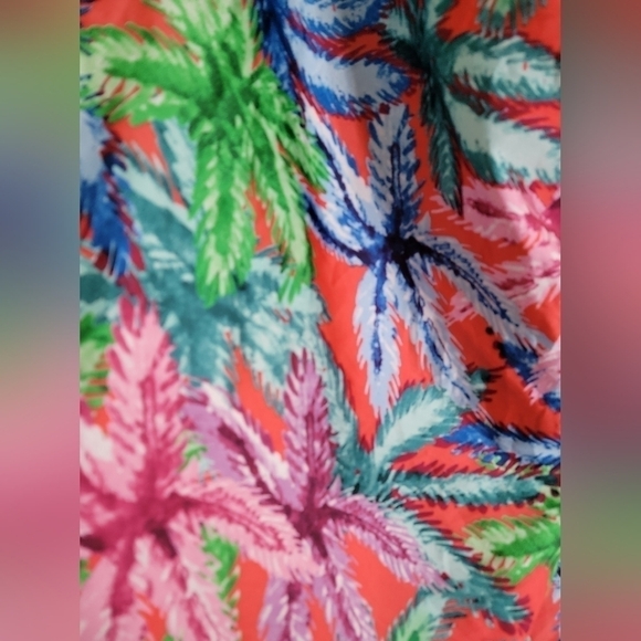 Zara Tropical Printed Scarf - Picture 7 of 9